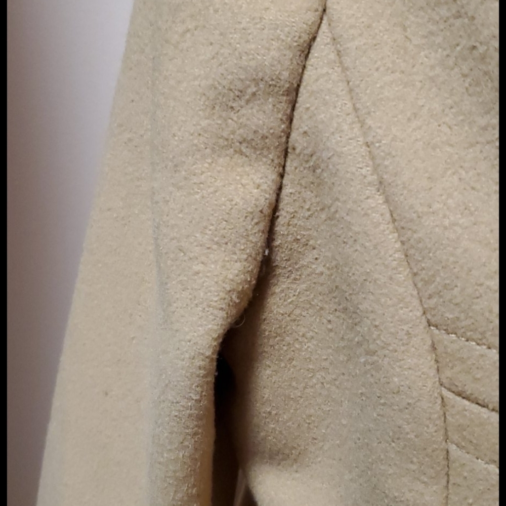 Wool Camel Pea Coat - Picture 6 of 13